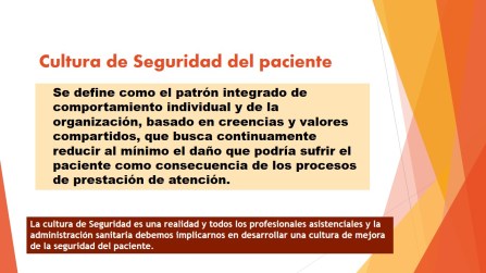 Cultura de Seguridad del paciente